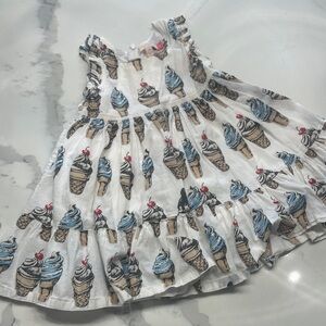 Pink Chicken Ice Cream Cone Kelsey Dress - 2T